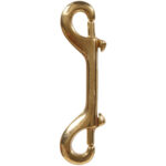 Hardware Essentials Double Ended Bolt Snap Brass (4-1/2")