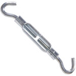 Hardware Essentials Hook And Hook Turnbuckle Zinc (#8-32 X 4-3/8")
