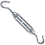 Hardware Essentials Hook And Hook Turnbuckle Zinc (#10-24 X 5-5/8")