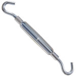 Hardware Essentials Hook And Hook Turnbuckle Zinc (1/2"-13 X 19-1/2")