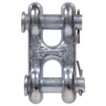 Hardware Essentials Double Clevis Link Hot-Dipped Galvanized (3/8")