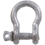 Hardware Essentials Anchor Shackle With Pin Galvanized (3/16")