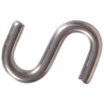 Hardware Essentials S-Hook Stainless Steel (0.250" X 2")