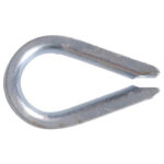 Hardware Essentials Wire Rope Thimble Zinc (3/8")