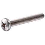 M3-0.50 x 6MM Stainless Phillips Pan Metric Machine Screws
