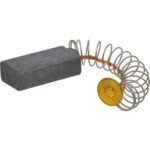 Round Flat-end Carbon Brushes W/ Spring (7/16 X 1/4" X 3/4")