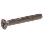 M4-0.70 x 6MM Stainless Phillips Flat-Head Metric Machine Screws