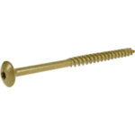 5/16"-18 x 6" Power Pro Bronze-Coated Star Drive Construction Lag Screws