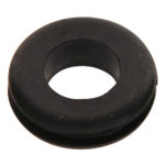 Grooved Rubber Grommet (3/16" Inner Dia. X 7/16" Outer Dia. X 7/32" Thick)