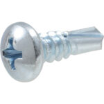 Zinc Pan Head Phillips Self Drilling Screws #10-16 X 5/8"