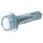 Zinc Hex Washer Head Self Drilling Screws #12-14 X 1-1/2"