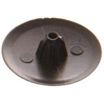 Black Press-on Screw Cover