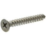 18-8 Stainless Flat-head Phillips Sheet Metal Screws (#8 X 2")