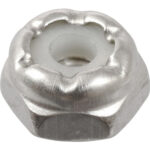 #18-8 Stainless Steel Nylon Insert Stop Nuts (#6-32)