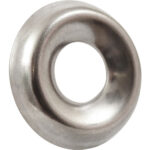 18-8 Stainless Countersunk Finishing Washers (#8)