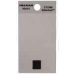 Hillman Adhesive Period Black And Silver Reflective (2")