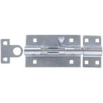Hardware Essentials Heavy Duty Gate Barrel Bolt Zinc (5")
