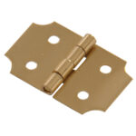 Hardware Essentials Decorative Hinge Bright Brass (5/8")