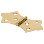 Hardware Essentials Ornamental Hinge Bright Brass (1-11/16")