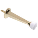 Hardware Essentials Square Rigid Door Stop Pewter (3")
