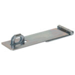 Hardware Essentials Fixed Staple Safety Hasp Zinc (6")