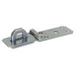 Hardware Essentials Fixed Staple Safety Hasp Zinc (7-1/4")
