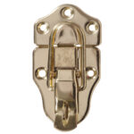 Hardware Essentials Ornamental Lockable Draw Catch Brass
