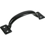Hardware Essentials Utility Door Pull Black (6-1/2")