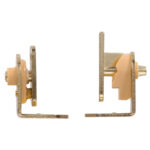 Hardware Essentials Cafe Door Hinge Brass