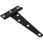 Hardware Essentials Light T-Hinge Black (5")