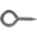 Hardware Essentials Screw Eye Zinc (0.135" X 1-3/8")