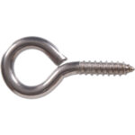 Hardware Essentials Screw Eye Stainless Steel (0.263" X 2-5/8")