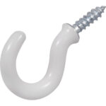 Hardware Essentials Cup Hook White (3/4")