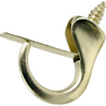 Hardware Essentials Safety Cup Hook Brass (7/8")