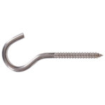 Hardware Essentials Heavy Duty Ceiling Hook Stainless Steel (1/4" X 4-1/4")
