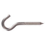 Hardware Essentials Heavy Duty Ceiling Hook Stainless Steel (3/8" X 4-7/8")