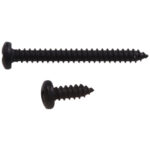 Hardware Essentials Shelf Bracket Screw Antique Black (#8 X 1/2" And #8 X 1-1/2")