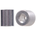 Hardware Essentials Ferrule And Stop Set Aluminum (1/16")