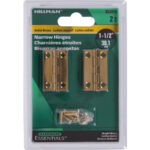 hardware Essentials Narrow Hinge Bright Brass (1-1/2")