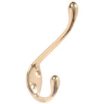Hardware Essentials Garment Hook Brass