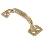 Hardware Essentials Sash Lift Bar Type Brass (4")