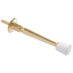 Hardware Essentials Utility Rigid Door Stop Brass (3")