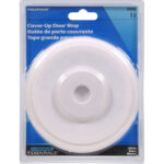 Hardware Essentials Cover Up Wall Mount Door Stop White (5-3/8")