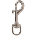 Hardware Essentials Round Swivel Eye Bolt Snap Stainless Steel (1/2" X 3-3/8")