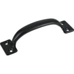 Hardware Essentials Utility Door Pull Black (5-1/2")