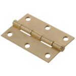 Hardware Essentials Light Narrow Door Hinge With Removable Pin Brass (3")