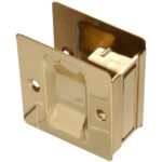 Hardware Essentials Solid Brass Pocket Door Pull Bright Brass