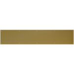 Hardware Essentials Kick Plate Bright Brass (6" X 34")