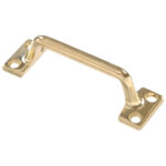 Hardware Essentials Sash Lift Handle Type Brass (4")