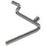 Hardware Essentials Angled Hook Zinc (0.148" X 1-1/2")